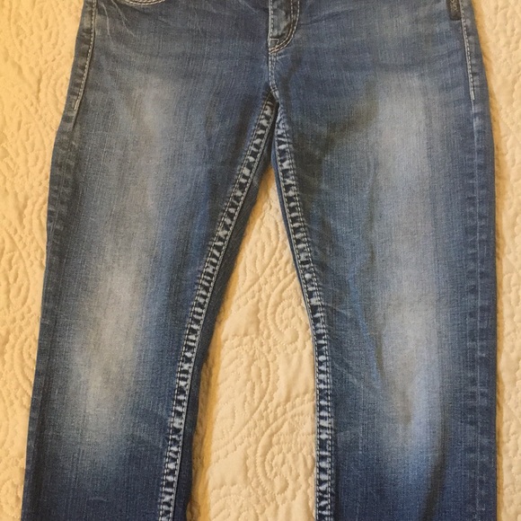 SILVER Tuesday Low Capri Jeans size 29 - Picture 5 of 14